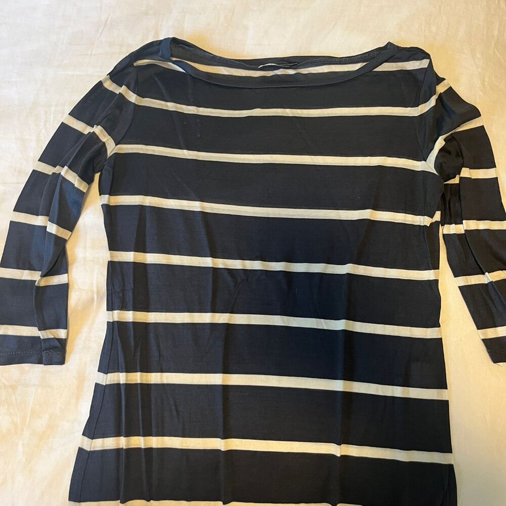 Size S Striped 3/4 sleeve Top MAX&Co